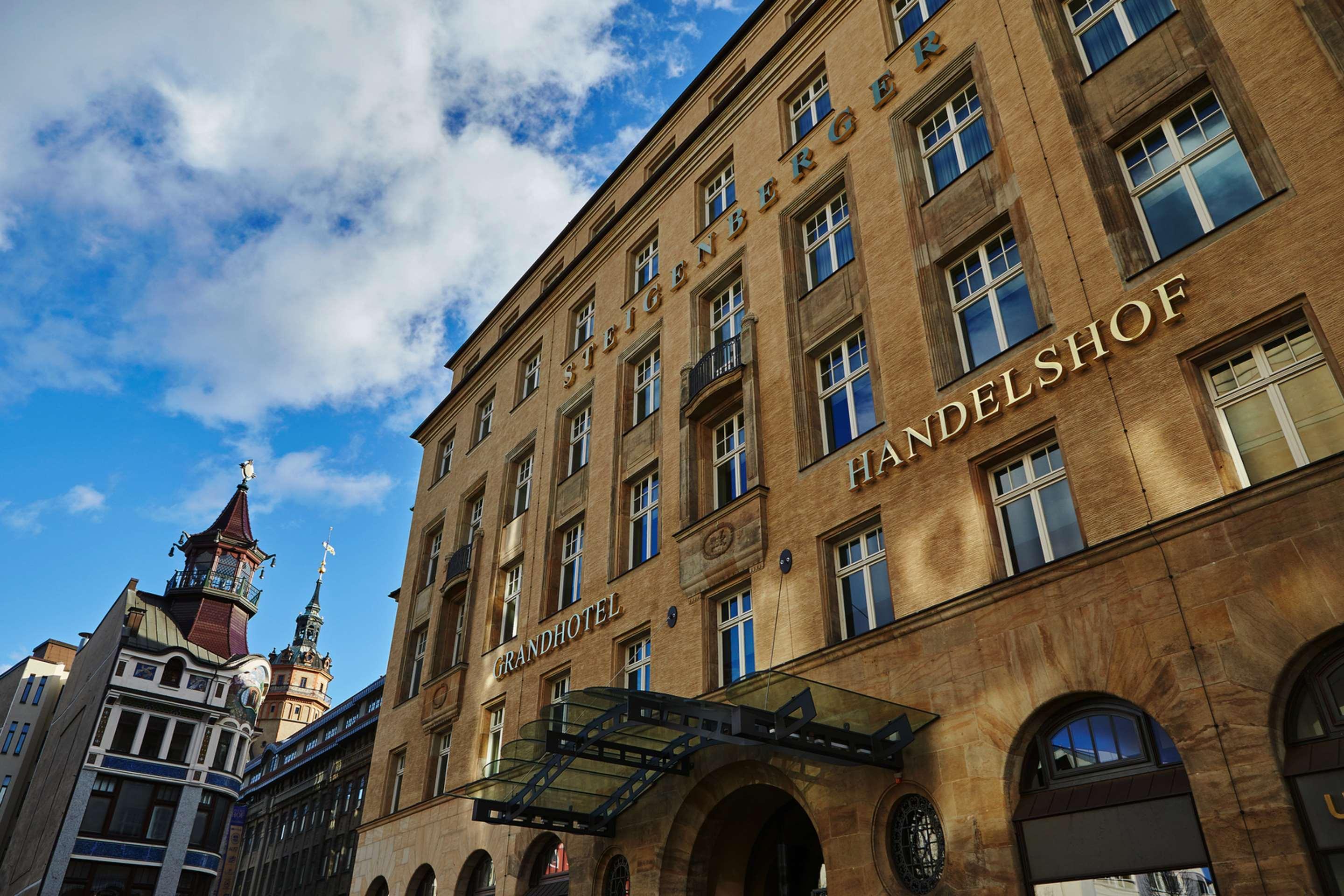 Steigenberger Grandhotel Handelshof Leipzig Exterior foto