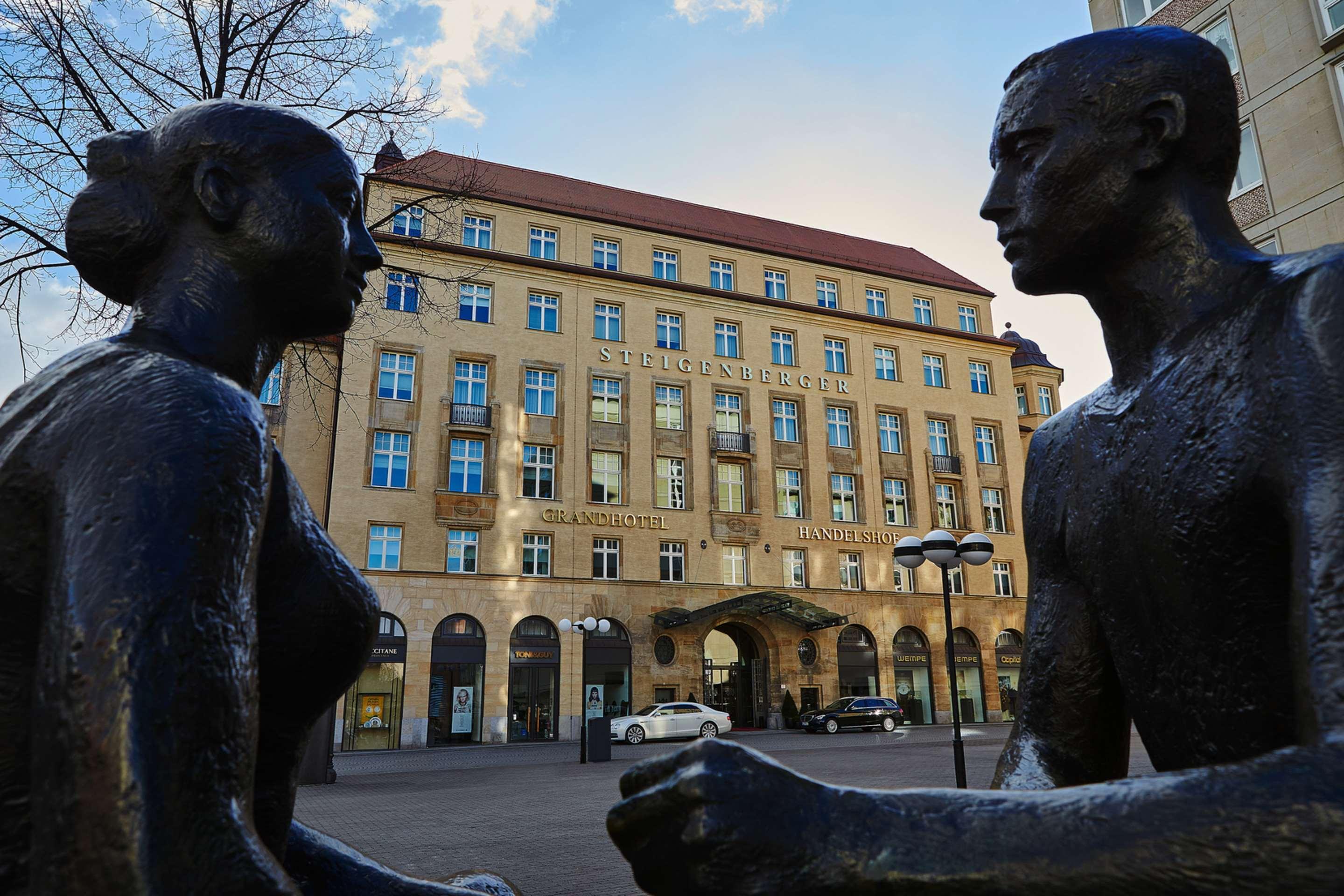 Steigenberger Grandhotel Handelshof Leipzig Exterior foto