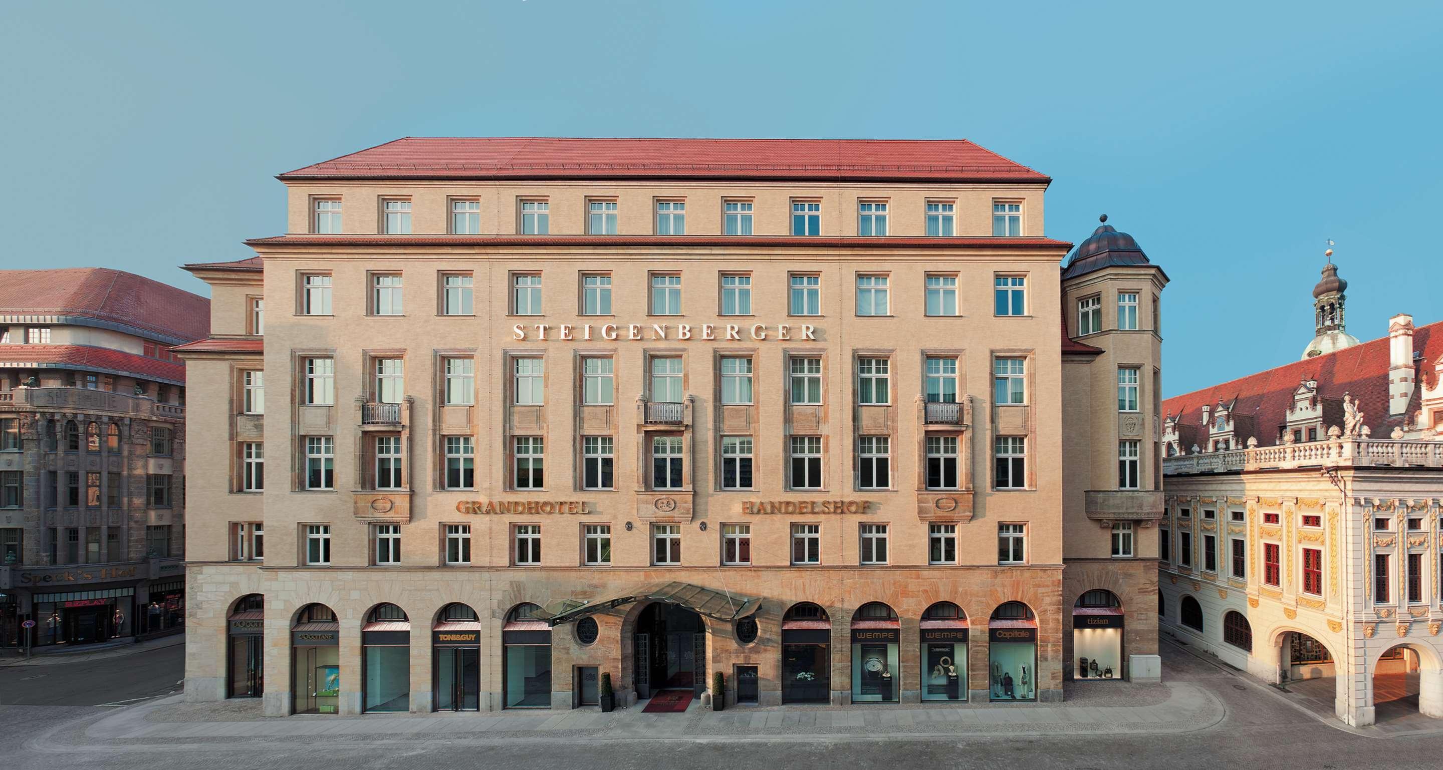 Steigenberger Grandhotel Handelshof Leipzig Exterior foto